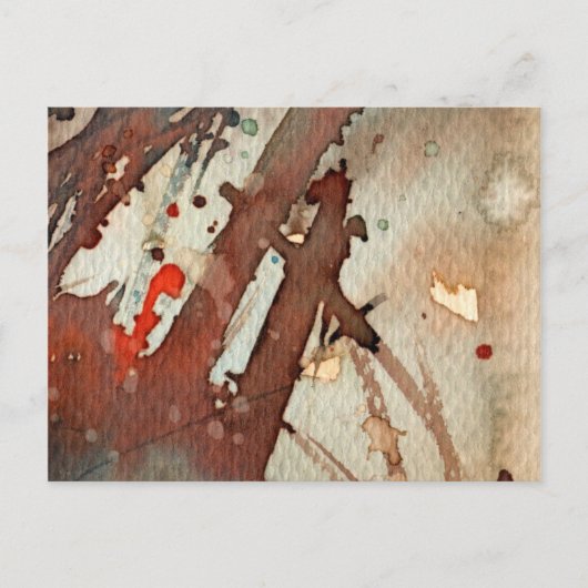 achtergrondwaterverf 5 briefkaart (Voorkant)