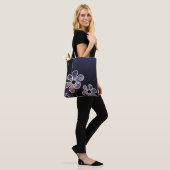 achtergrondwaterverf 5 tote bag (Op model)