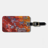 achtergrondwaterverf 7 bagagelabel (Voorkant horizontaal)