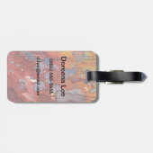 achtergrondwaterverf 7 bagagelabel (Achterkant horizontaal)