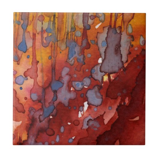 achtergrondwaterverf 7 tegeltje (Voorkant)