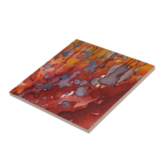 achtergrondwaterverf 7 tegeltje (Zijkant)