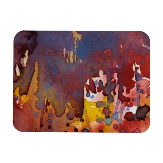 achtergrondwaterverf 8 magneet (Horizontaal)