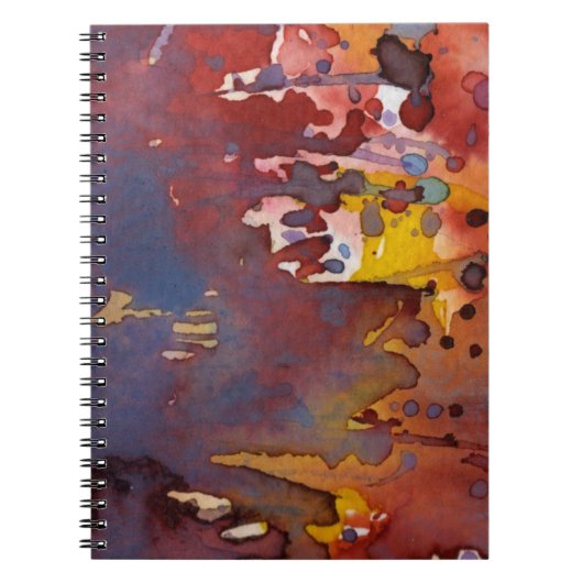 achtergrondwaterverf 8 notitieboek (Voorkant)