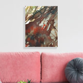 achtergrondwaterverf canvas afdruk (Insitu (Woonkamer))