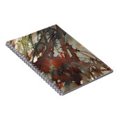 achtergrondwaterverf notitieboek (Rechterzijde)