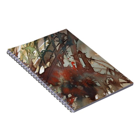 achtergrondwaterverf notitieboek (Rechterzijde)