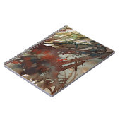 achtergrondwaterverf notitieboek (Linkerzijde)