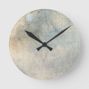 achtergrondwaterverf ronde klok