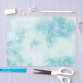 Achtergrondweefselpapier voor marmer met turquoise tissuepapier (Craft)