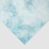 Achtergrondweefselpapier voor marmer met turquoise tissuepapier (Detail)