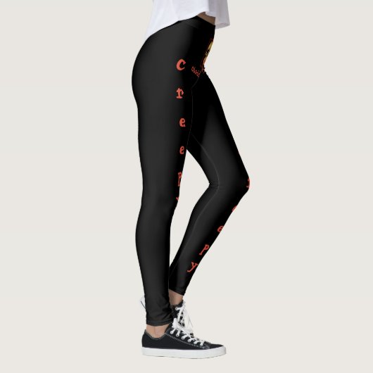 Achterhaalde Leggings voor peutervrouwen - "Creepy (Rechts)