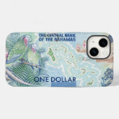 Achterhaalde nota Bahamas Parrot Case-Mate iPhone Case (Achterkant (horizontaal))
