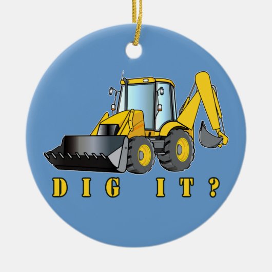 Achterhoes: Dig het? Keramisch Ornament (Voorkant)