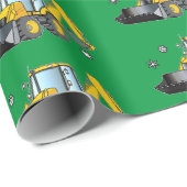 Achterhoes in sneeuwpakpapier cadeaupapier (Rol Hoek)