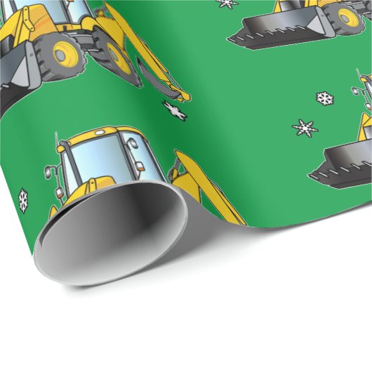 Achterhoes in sneeuwpakpapier cadeaupapier (Rol Hoek)