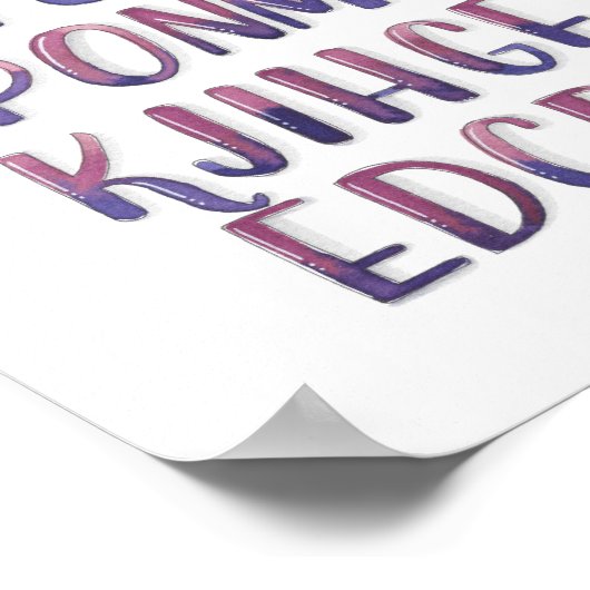 Achterkant alfabet poster (Hoek)