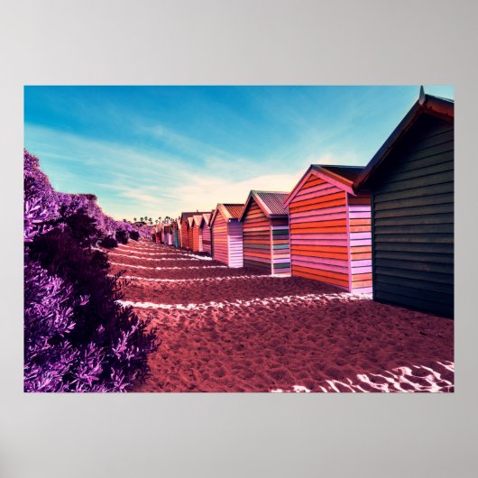 Achterkant Brighton Beach Poster (Voorkant)
