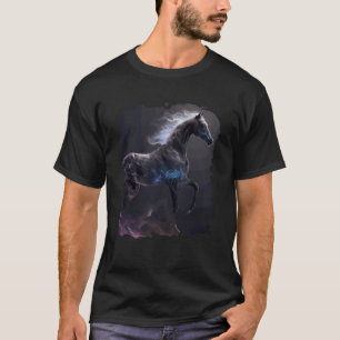 Achterkant De mystieke regenboogpaard een avontuur T-shirt