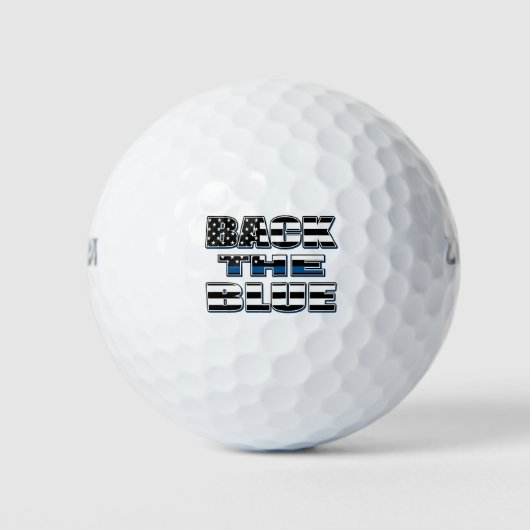 Achterkant-en-blauw Golfballen (Voorkant)