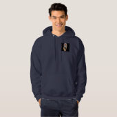 Achterkant en voorontwerp loopSjabloon Mannen Hoodie (Voorkant volledig)