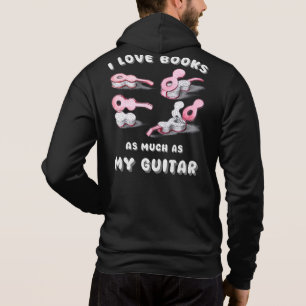 Achterkant en voorzijde bedrukte Mannen's Love Boo Hoodie