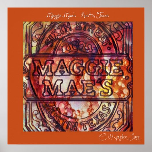 Achterkant foto van Austin Maggie Mae Poster (Voorkant)