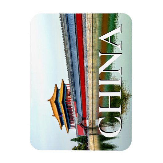 Achterkant | Heavenly Purity in Beijing Magneet (Verticaal)