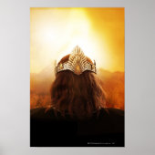 Achterkant hoofd met kroon poster (Voorkant)