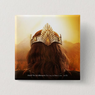 Achterkant hoofd met kroon vierkante button 5,1 cm