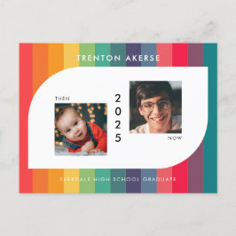 Achterkant kleurrijke geometrische vorm foto van A Briefkaart