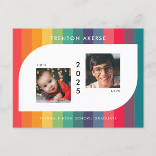 Achterkant kleurrijke geometrische vorm foto van A Briefkaart