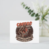 Achterkant koffie is EFFOC Feestdagenkaart (Staand voorkant)