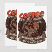 Achterkant koffie is EFFOC Kaart (Voorkant / Achterkant)