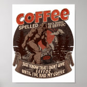 Achterkant koffie is EFFOC Poster (Voorkant)