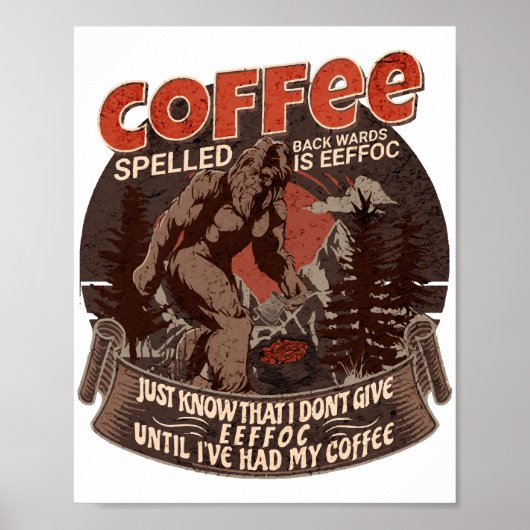 Achterkant koffie is EFFOC Poster (Voorkant)