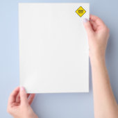 Achterkant (pap's koken) flyer (Hand)