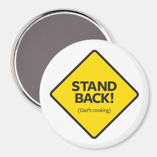 Achterkant (pap's koken) magneet (Voorkant / Achterkant)