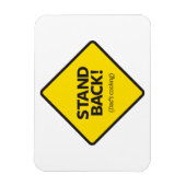 Achterkant (pap's koken) magneet (Verticaal)