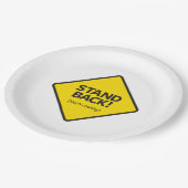 Achterkant (pap's koken) papieren bordje (Gekanteld)