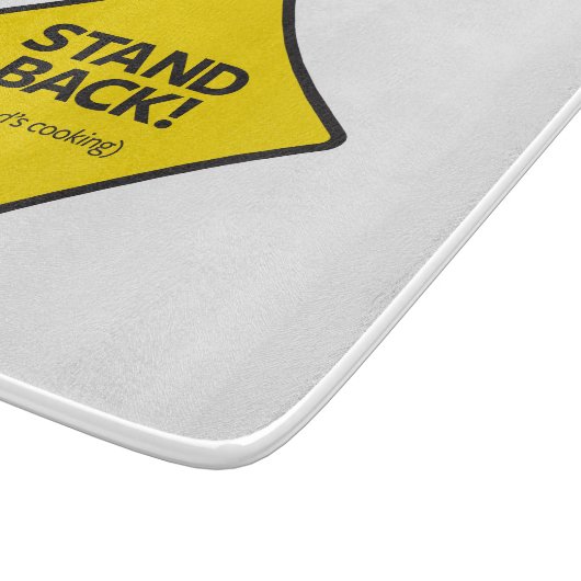 Achterkant (pap's koken) snijplank (Hoek)