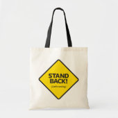 Achterkant (pap's koken) tote bag (Voorkant)
