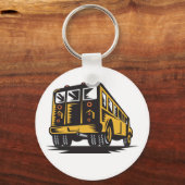 Achterkant schoolbus sleutelhanger (Voorkant)