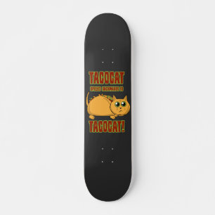 Achterkant tacocat is...  persoonlijk skateboard