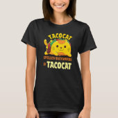 Achterkant tacocat is tacocatkat en taco t-shirt (Voorkant)