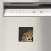 Achterkant tijger op platform magneet (Insitu (Vaatwasser))