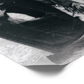 Achterkant uitzicht van cowboytransportwerktuigen poster (Hoek)