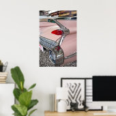 Achterkant van Cadillac Sedan de Ville Poster (Thuiskantoor)