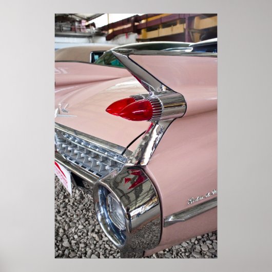 Achterkant van Cadillac Sedan de Ville Poster (Voorkant)