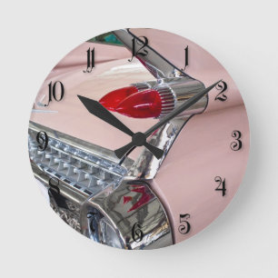 Achterkant van Cadillac Sedan de Ville Ronde Klok